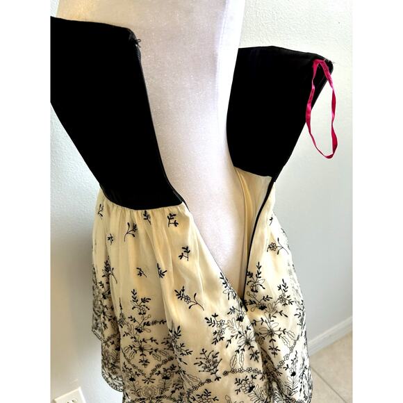 Vtg Y2K Betsey Johnson Cupcake Dress Tulle Fairy Corset Coquette Retro Prom 2 - Picture 8 of 16